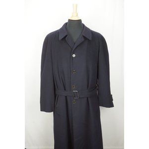 Mariano Rubinacci London House Napoli LH 100% Cashmere Belted Overcoat Sz 42R
